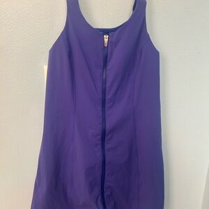 Blue Sleeveless Zip-Up Dress Outdoor Voices